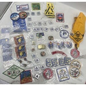 VTG Boy Scouts of America Pins Patches Badges Cub Boy Scout Skill Awards Merit